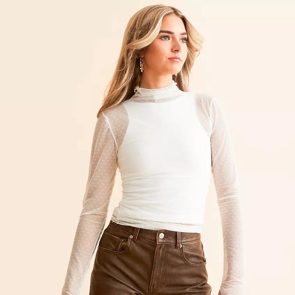 Free People On The Dot Layering Top